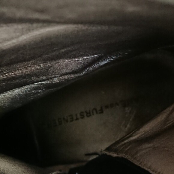 Diane Von Furstenberg black suede Soft leather Boots size 7M - Picture 9 of 12